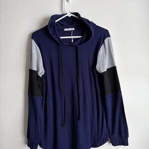 Pinkmysty Colorblock Drawstring Pullover Hoodie